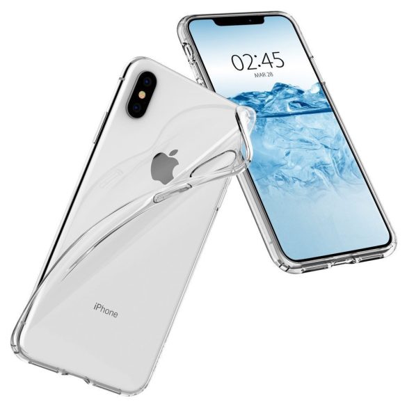 Spigen Liquid Crystal iPhone X/Xs hátlap, tok, átlátszó