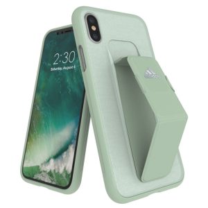 Adidas Folio Grip Case iPhone X/Xs hátlap, tok, zöld