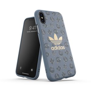 Adidas Original Moulded Case Shibori iPhone X/Xs hátlap, tok, mintás, szürke