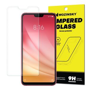 Wozinsky Xiaomi Mi 8 lite kijelzővédő edzett üvegfólia (tempered glass) 9H keménységű (nem teljes kijelzős 2D sík üvegfólia), átlátszó