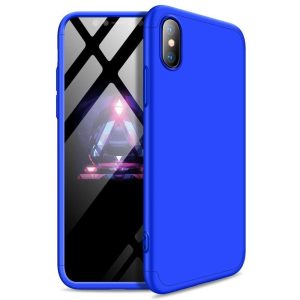 Full Body Case 360 iPhone Xs Max, hátlap, tok, kék