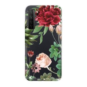 Casegadget Huawei P40 Lite 5G/Nova 7 SE ózsa 2 mintás tok, hátlap, színes