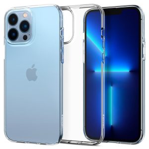 Spigen Liquid Crystal iPhone 13 Pro Max hátlap, tok, átlátszó