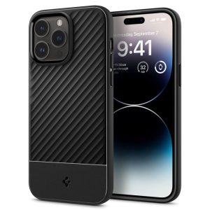 Spigen Core Armor iPhone 15 Plus hátlap, tok, fekete