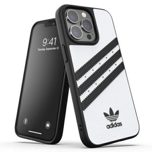 Adidas Original Moulded PU FW21 iPhone 13/13 Pro hátlap, tok, fehér