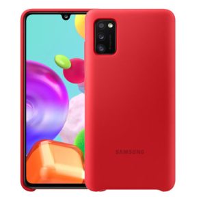 Samsung gyári Silicone Cover Samsung Galaxy A41 szilikon (EF-PA415TRE) hátlap, tok, piros