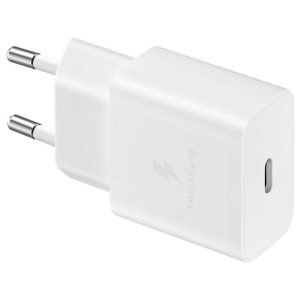 Samsung EP-T1510EBE USB-C gyári hálózati töltő, gyorstöltő adapter, 15W, (doboz nélküli), fehér