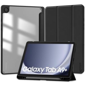 Tech-Protect Sc Pen Hybrid Samsung Galaxy Tab A9 Plus 11.0" X210/X215/X216 oldalra nyíló okos tok, érintőceruza tartóval, fekete