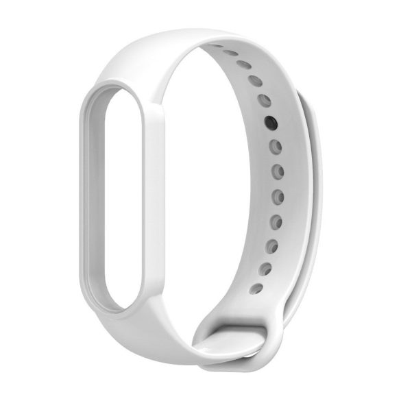 Tech-Protect Iconband Xiaomi Mi Smart Band 5/6/6/NFC/7 szilikon szíj, fehér