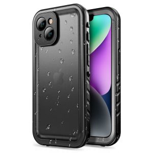 Tech-Protect Shellbox IP68 iPhone 14 vízálló, ütésálló előlap+hátlap, tok, fekete