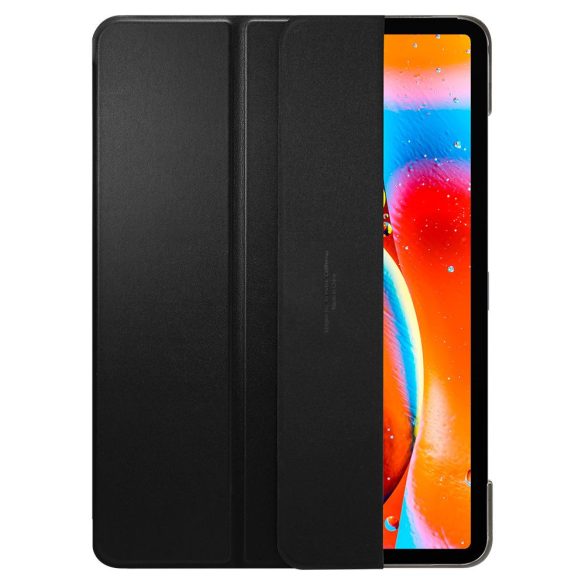 Spigen Smart Fold iPad Pro 12.9" (2021) oldalra nyíló smart tok, fekete