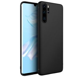 Huawei P30 Pro Matt TPU szilikon tok, fekete