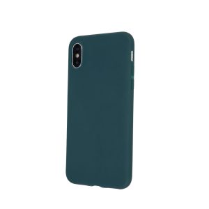 Samsung Galaxy A50/A30/A50s/A30s Matt TPU szilikon hátlap, tok, sötétzöld