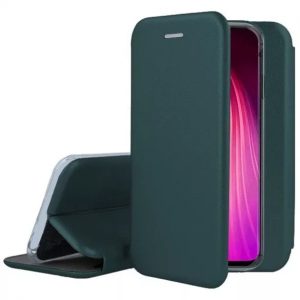 Smart Diva iPhone 7/8/SE2020 oldalra nyíló tok, sötét zöld