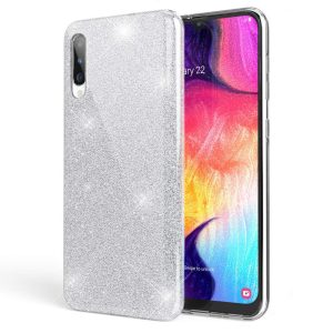 Glitter 3in1 Case Huawei P40 Pro hátlap, tok, ezüst