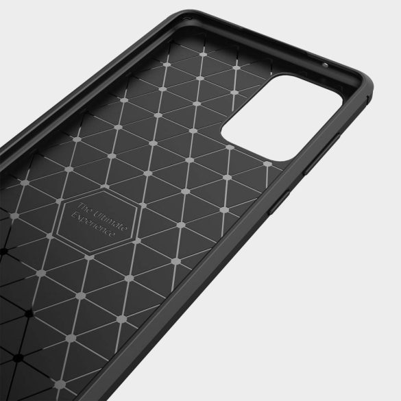 Simple Black Case Samsung Galaxy A72 5G hátlap, tok, fekete