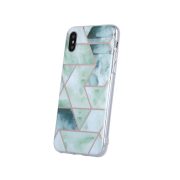   Geometric Marmur Case Samsung Galaxy A32 5G hátlap, tok, zöld