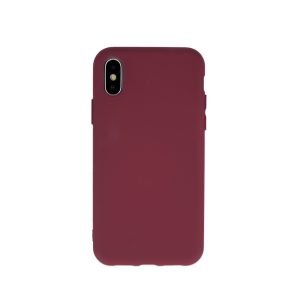 Silicone Case Samsung Galaxy A52 4G/A52 5G/A52s 5G hátlap, tok, bordó