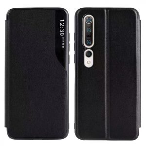 Eco Leather View Case 2 Samsung Galaxy A72/A72 5G oldalra nyíló tok fekete