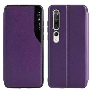 Eco Leather View Case 2 Samsung Galaxy A72/A72 5G oldalra nyíló tok lila