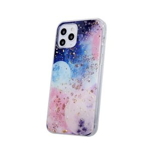 Gold Glam Case Galactic iPhone 7/8/SE (2020) hátlap, tok, színes