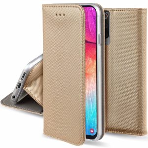 Smart Magnet Xiaomi Redmi Note 12 Pro 4G/Note 11 Pro 4G/Note 11 Pro 5G oldalra nyíló tok, arany