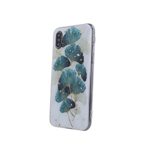 Gold Glam Leaves Case Xiaomi 12 5G/12X 5G/12S 5G 5G hátlap, tok, mintás, színes