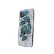   Gold Glam Leaves Case Samsung Galaxy A13 4G hátlap, tok, mintás, színes