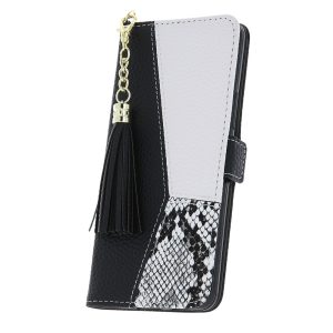 Charms Case Samsung Galaxy S23 oldalra nyíló tok, fekete