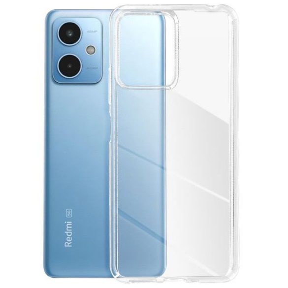 Xiaomi Redmi Note 12 5G Slim case 1mm szilikon hátlap, tok, átlátszó