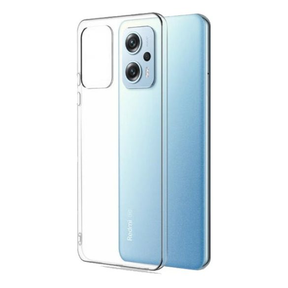 Xiaomi Redmi Note 12 Pro 5G Slim case 1mm szilikon hátlap, tok, átlátszó