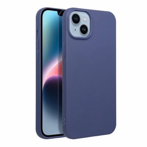 iPhone 15 Pro Matt TPU szilikon hátlap, tok, sötétkék