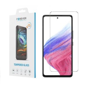 Forever Samsung Galaxy S23 FE 5G kijelzővédő edzett üvegfólia (tempered glass) 9H keménységű (nem teljes kijelzős 2D sík üvegfólia), átlátszó