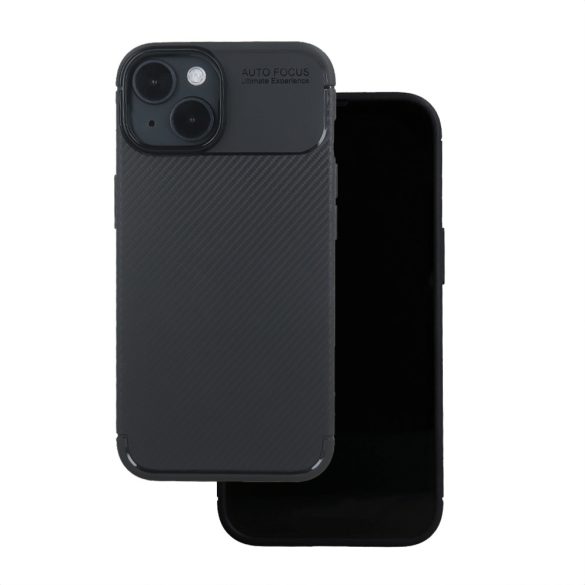 Carbon Premium Case iPhone 11 hátlap, tok, fekete