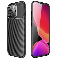   Carbon Premium Case Samsung Galaxy A25 5G hátlap, tok, fekete