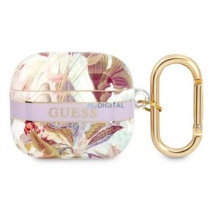 Guess Apple Airpods 3 Flower Strap Collection (GUA3HHFLU) tok, lila