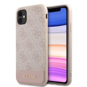   Guess iPhone 11 4G Stripe (GUHCN61G4GLPI) hátlap, tok, rózsaszín