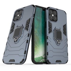 Armor Ring iPhone 12 Pro Max ütésálló hátlap, tok, sötétkék