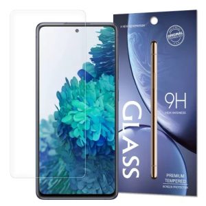 Samsung Galaxy S20 FE kijelzővédő edzett üvegfólia (tempered glass) 9H keménységű (nem teljes kijelzős 2D sík üvegfólia), átlátszó