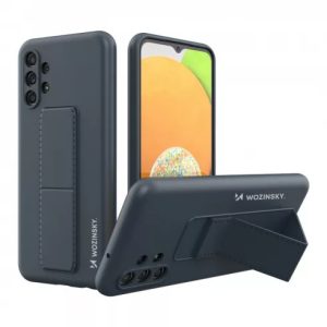 Wozinsky Kickstand Case Samsung Galaxy A23 4G/5G szilikon hátlap, tok, sötétkék