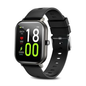 Joyroom JR-FT1 Smartwatch 46mm okosóra szilikon szíjjal, szürke-fekete