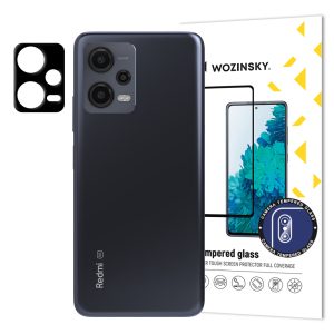 Wozinsky Camera Tempered Glass Xiaomi Redmi Note 12 5G/Poco X5 5G kameravédő üvegfólia (tempered glass), fekete