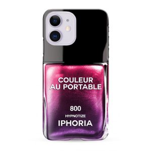 Iphoria iPhone 12/12 Pro Nailpolish Hypnotize hátlap, tok, mintás, színes