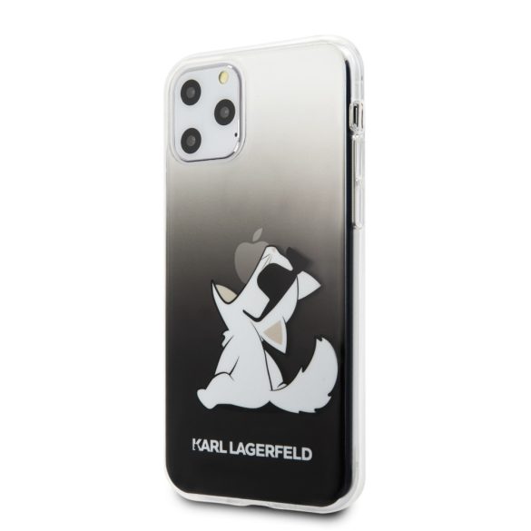 Karl Lagerfeld iPhone 11 Pro Fun Choupette Hard (KLHCN58CFNRCBK) hátlap, tok, fekete