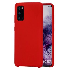 Mysafe Silicone Case Samsung Galaxy A52 4G/A52 5G/A52s 5G hátlap, tok, piros