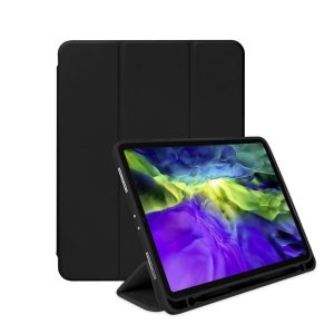 Mercury Goospery Flip Case iPad Pro 12.9" (2020) oldalra nyíló tok, fekete