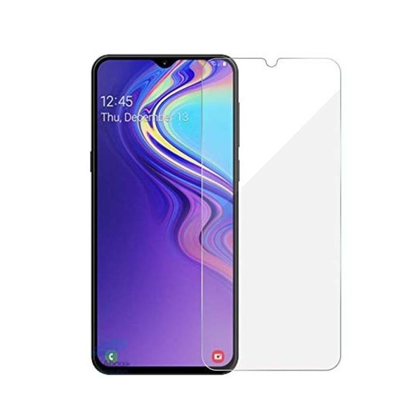 TF Samsung Galaxy A10 kijelzővédő edzett üvegfólia (tempered glass) 9H keménységű (nem teljes kijelzős 2D sík üvegfólia), átlátszó