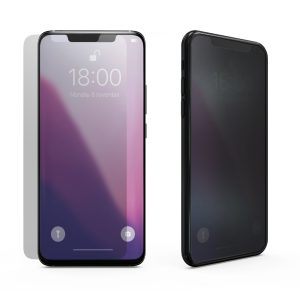 iPhone 12 Pro Max Privacy Glass betekintés védett 5D Full Glue teljes kijelzős edzett üvegfólia (tempered glass) 9H keménységű, átlátszó