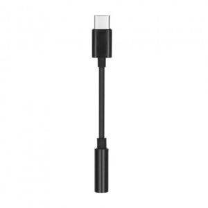 Type C - 3,5mm mini jack átalakító adapter, fekete