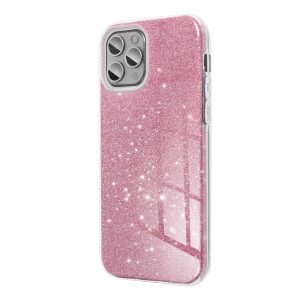 Glitter 3in1 Case Xiaomi Redmi Note 12 5G hátlap, tok, rózsaszín